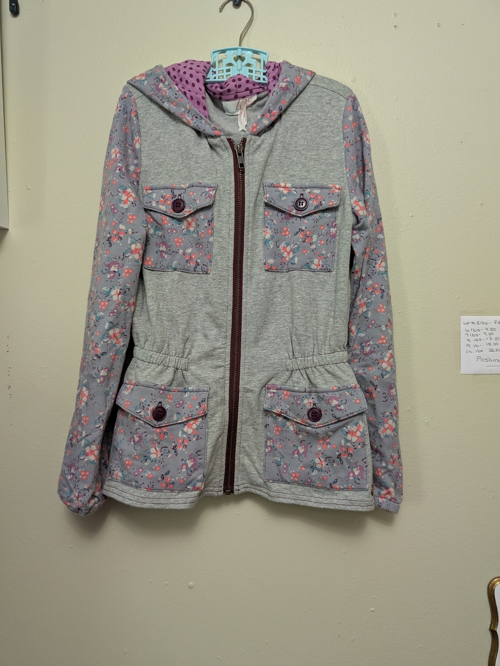 Once Upon a Time Peplum Hooded Jacket by Matilda Jane- Sz 10